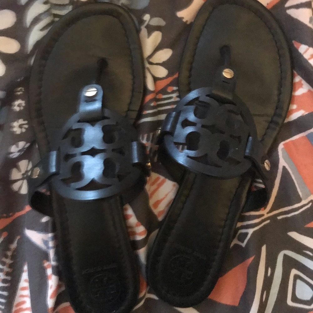 Black Tory Burch Miller Sandal